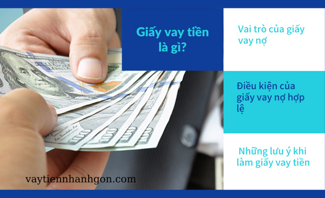 Giấy vay tiền